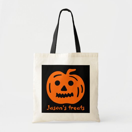 Persoonlijke trick or treat tas voor Halloween (Voorkant)