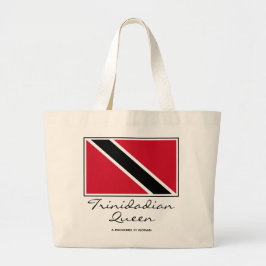 Persoonlijke TRINIDAD QUEEN Grote Tote Bag