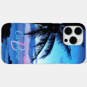 Persoonlijke Tropisch Eiland Strand Zonsondergang Case-Mate iPhone Case (Achterkant (horizontaal))