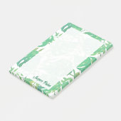 Persoonlijke Tropische Bladeren Post-it® Notes (Schuin)