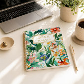 Persoonlijke Tropische Bloemen Planner