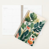 Persoonlijke Tropische Bloemendruk Planner (Display)
