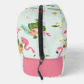 Persoonlijke Tropische Flamingo Roze Strand Vibes Toilettasje (Rechts)