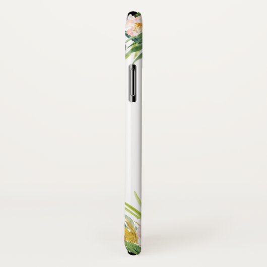 Persoonlijke tropische Floral Flamingo Case-Mate iPhone Case (Achterkant / rechts)