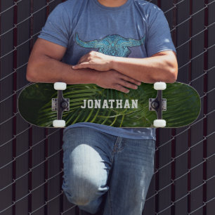 Persoonlijke Tropische Palmboom Persoonlijk Skateboard