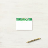 Persoonlijke Tropische Rand Post-it® Notes (Op bureau)