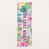 Persoonlijke tropische Yoga Mat (Achterkant)