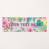 Persoonlijke tropische Yoga Mat (Voorkant (horizontaal))