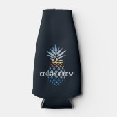 Persoonlijke Tropische Zonsondergang Ananas Flesjeskoeler (Voorkant)