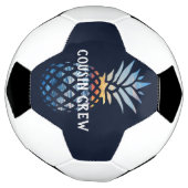 Persoonlijke tropische zonsondergang ananas voetbal (Gedraaid)