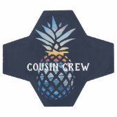 Persoonlijke tropische zonsondergang ananas voetbal (Enkel)