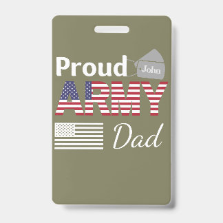 Persoonlijke Trots Leger Familie Vader Badge