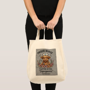 Persoonlijke Trots Verpleegster Schotse Hoogland K Tote Bag