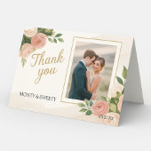 Persoonlijke trouw- en rouwkaarten voor dankbetuig bedankkaart