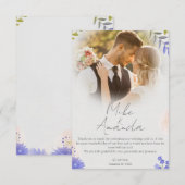 Persoonlijke Trouw Hartelijkdankkaarten Bedankkaart (Voorkant / Achterkant)