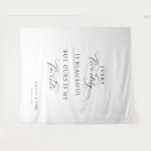 Persoonlijke Trouwachter Banner – Aangepaste Naam Wandkleed (Voorkant (horizontaal))