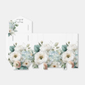 Persoonlijke Trouwcadeaudoos, Hydrangea Ontwerp Bedankdoosjes (Uitgevouwen)