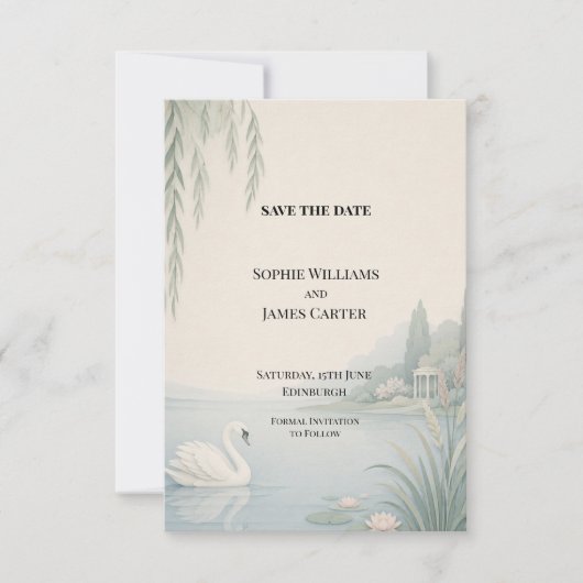 Persoonlijke trouwdag 'Save the Date' Save The Date (Voorkant)