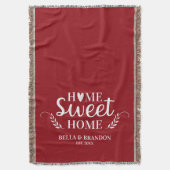 Persoonlijke Trouwdag voor Paren Deken (Voorkant Verticaal)