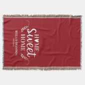 Persoonlijke Trouwdag voor Paren Deken (Voorkant)