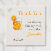 Persoonlijke Trouwfeest Dank Je Bedankjes Labels (Voorkant)