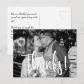 Persoonlijke trouwfoto briefkaart (Voorkant / Achterkant)