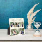 Persoonlijke trouwfoto-collage Mijnheer en Mevrouw Fotoplaat (Insitu)