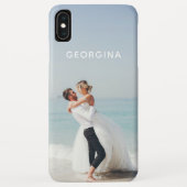 Persoonlijke Trouwfoto en Naam Case-Mate iPhone Case (Achterkant)