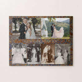 Persoonlijke Trouwfoto's Generaties van Geluk Legpuzzel