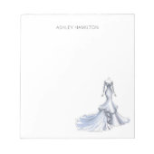 Persoonlijke Trouwjurk Notitieblok (Voorkant)