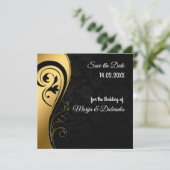 Persoonlijke trouwkaart kaart (Staand voorkant)