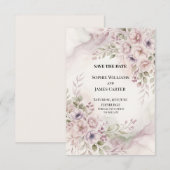 Persoonlijke trouwkaart 'Save the Date' Save The Date (Voorkant / Achterkant)