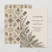 Persoonlijke trouwkaart 'Save the Date' Save The Date (Voorkant / Achterkant)