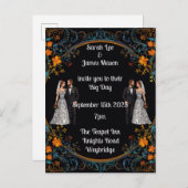 Persoonlijke trouwkaarten en uitnodigingen (Voorkant / Achterkant)