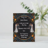 Persoonlijke trouwkaarten en uitnodigingen (Staand voorkant)