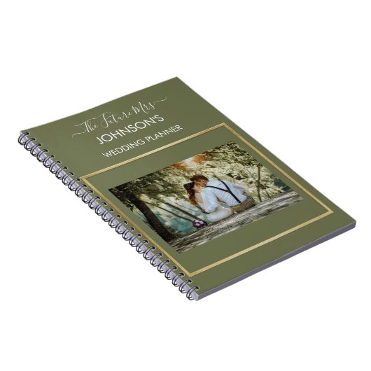 Persoonlijke trouwplanner met foto notitieboek (Rechterzijde)