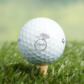 Persoonlijke trouwring diamanten ring Bruid Golfballen (Insitu Shirt)