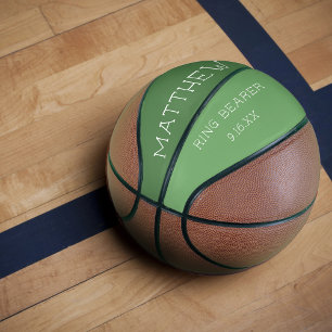 Persoonlijke Trouwring Drager Aandenken Basketbal