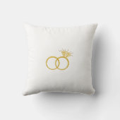 Persoonlijke trouwring voor bruidspaar met naam en kussen (Achterkant)