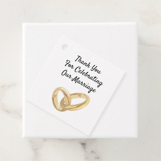 Persoonlijke Trouwringen Bedankjes Labels (In situ)