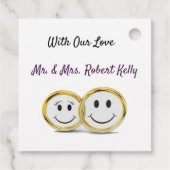 Persoonlijke Trouwringen Bedankjes Labels (Achterkant)