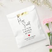 Persoonlijke trouwtassen voor snoep trouwcadeaus bedankzakje (Gezegeld)