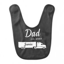 Persoonlijke Trucker Dad Bibs met Semi Truck