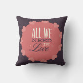 Persoonlijke True Love Wedding Gift Kussen (Achterkant)