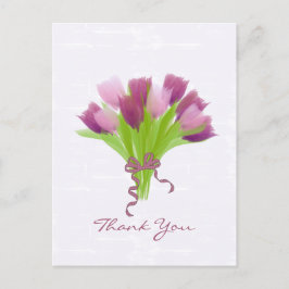 Persoonlijke tulpen briefkaart