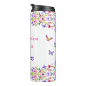 , persoonlijke Tumblers met namen voor haar, Thermosbeker (Geroteerd rechts)