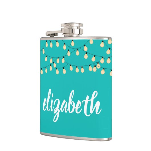 Persoonlijke Turquoise Heupfles (Links)