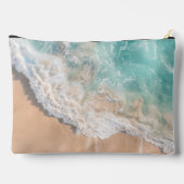 Persoonlijke Turquoise Oceaangolf Strand Etui (Achterkant)