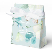 Persoonlijke Turquoise White Floral Wedding