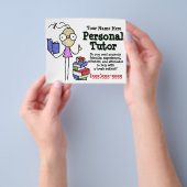 Persoonlijke Tutor.Tutoring.Study Help. Promotie Flyer (Hand)